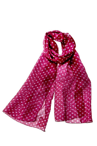 Silk Spotted Scarf