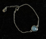 Delicate Chain Bracelet with Stone