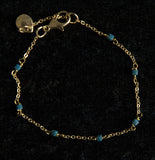 Delicate Chain Bracelet with Tiny Stones