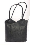 Ostrich Leather Shoulder Bag / Backpack